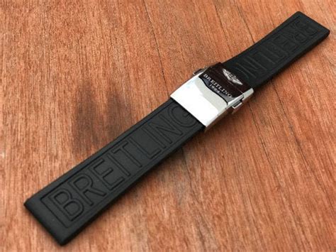 breitling rubber watch bands